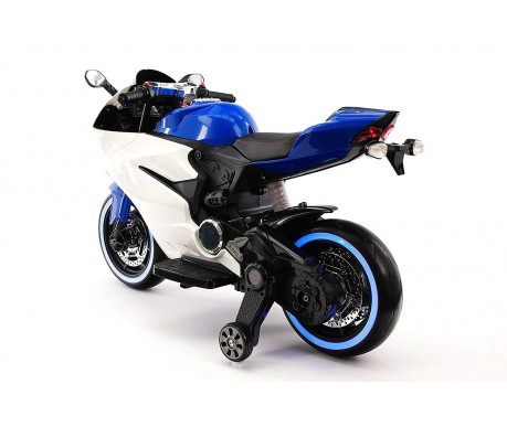 Детский электромотоцикл Ducati 12V - FT-1628-BLUE-WHITE