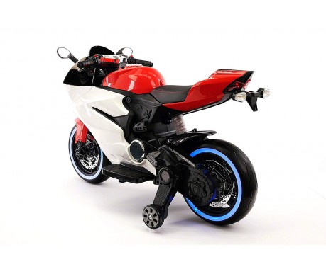 Детский электромотоцикл Ducati 12V - FT-1628-RED-WHITE