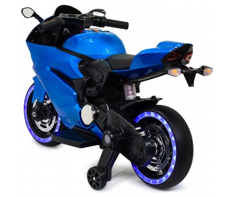 Детский электромотоцикл Ducati Blue (12V, EVA, ручка газа) - FT-1628-SP-BLUE