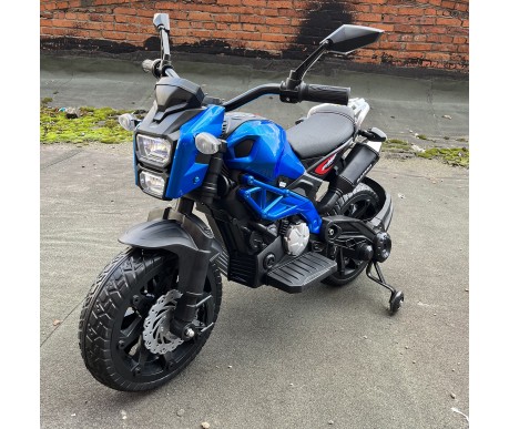 Детский электромотоцикл Harley Davidson (12V, EVA, ручка газа) - DLS01-SP-BLUE