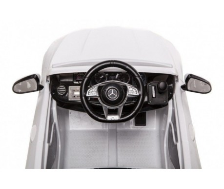Радиоуправляемый детский электромобиль Mercedes-Benz S63 AMG 12V цвет белый