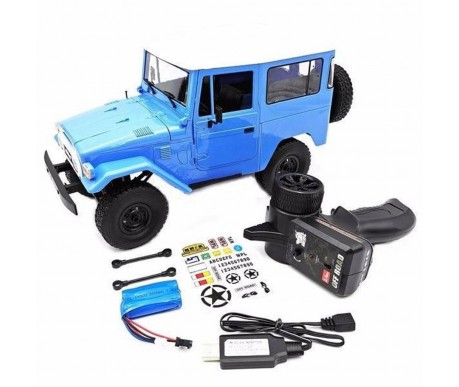 Радиоуправляемый внедорожник WPL Toyota FJ40 Blue 4WD масштаб 1:16 2.4G - WPLC-34-BLUE