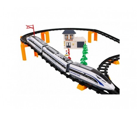Железная дорога с пультом управления (поезд Сапсан, длина полотна 396 см, свет, звук) - 2806Y-2