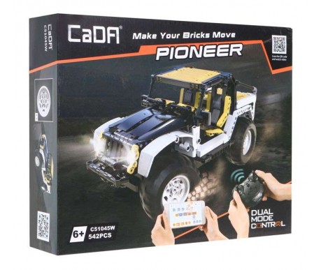 Радиоуправляемый конструктор CaDa внедорожник Jeep Wranger Pioneer, 542 элемента - C51045W