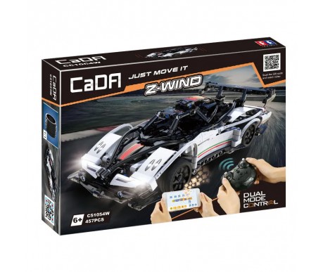 Радиоуправляемый конструктор CaDa гоночный автомобиль Z-Wind, 457 элементов - C51054W