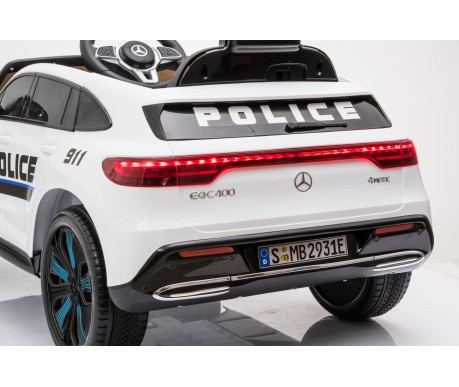 Детский электромобиль Mercedes Benz Police EQC 400 4MATIC - HL378-WHITE