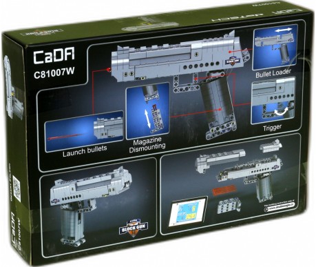 Конструктор CADA deTech пистолет Desert Falcon, 307 деталей - C81007W