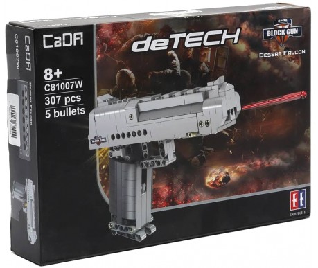 Конструктор CADA deTech пистолет Desert Falcon, 307 деталей - C81007W