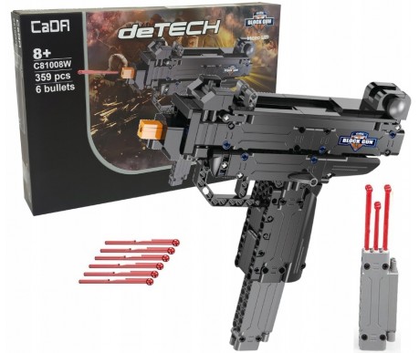 Конструктор CADA deTech Пистолет-пулемет Узи Desert Falcon, 359 деталей - C81008W