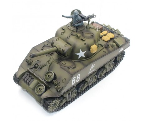 Радиоуправляемый танк Heng Long M4A3 Sherman V7.0 масштаб 1:16 RTR 2.4GHz - 3898-1 V7.0