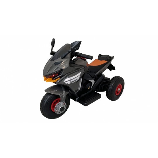 Электромотоцикл детский трицикл (2 мотора, надувные колеса)