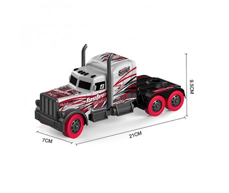 Радиоуправляемый грузовик - тягач FASTER BEAST (2WD, акб, 1:16) - GM1929-RED