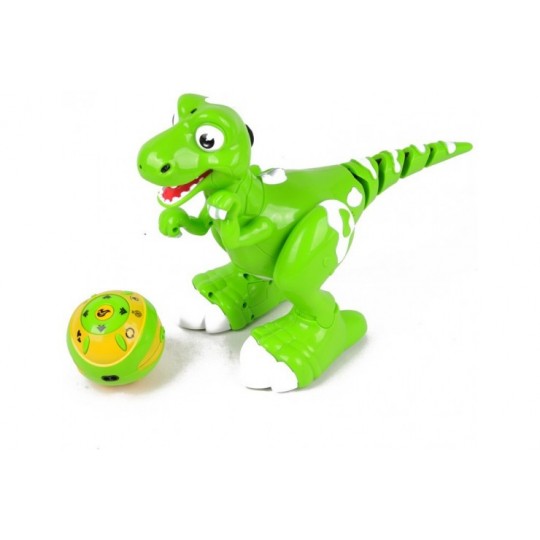 Интерактивная игрушка динозавр на пульте управления Jungle Overlord (Много эмоций, звуковые эффекты)