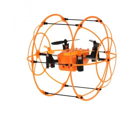 Радиоуправляемый квадрокоптер с защитной сеткой Orange SkyWalker - HM1336