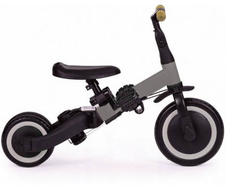 Детский беговел-велосипед 6в1 с родительской ручкой, темно-серый - TR008-DARK-GREY
