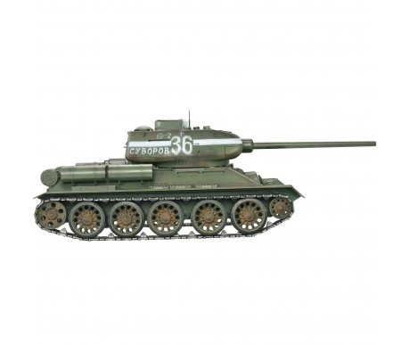 Радиоуправляемый танк Taigen Т-34/85 СССР 1:16 (зеленый, звук, дым V3) - AS3909-B-GREEN