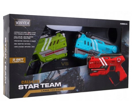 Набор для лазертага Winyea Call of Life Star-Team (2 бластера) - W7008D-GB