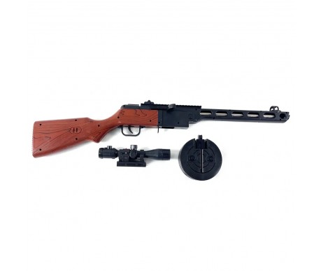 Пистолет-пулемет c пружинным механизмом ППШ-41 (70 см, лазерный прицел) - 696A