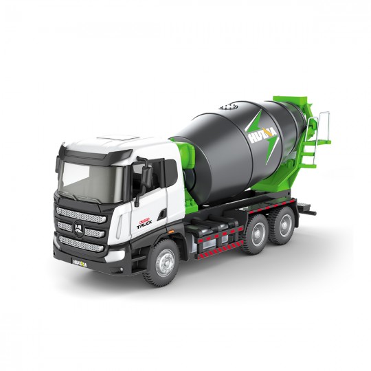 Металлический грузовик - бетономешалка Huina 1:50 - HN1719-WHITE