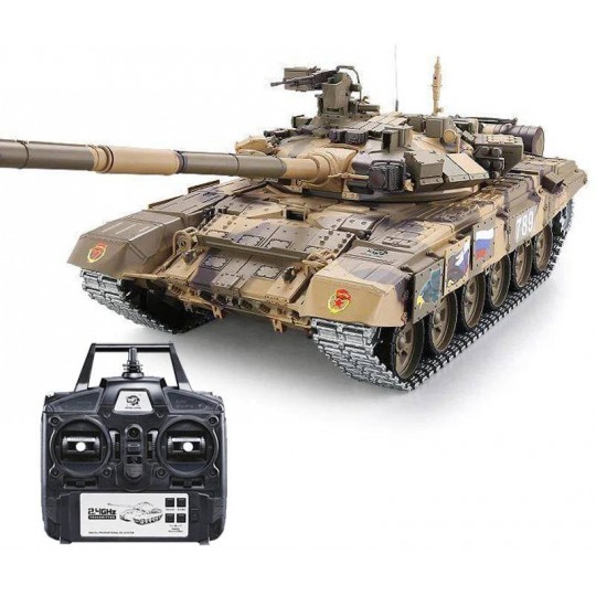 Радиоуправляемый танк Heng Long T-90 MS version V7.0 масштаб 1:16 RTR 2.4G - 3938-1UpgA V7.0