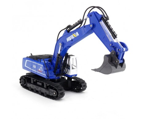 Радиоуправляемый экскаватор HUI NA TOYS масштаб 1:18 2.4G - HN1558-BLUE