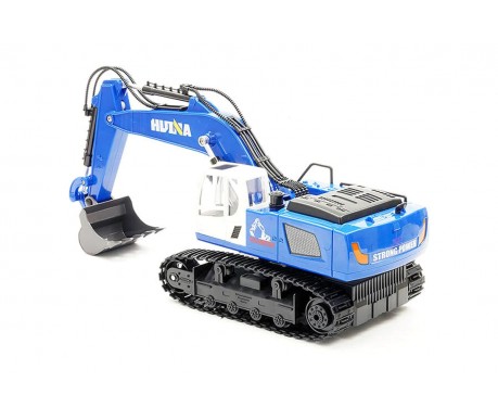 Радиоуправляемый экскаватор HUI NA TOYS масштаб 1:18 2.4G - HN1558-BLUE