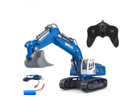 Радиоуправляемый экскаватор HUI NA TOYS масштаб 1:18 2.4G - HN1558-BLUE