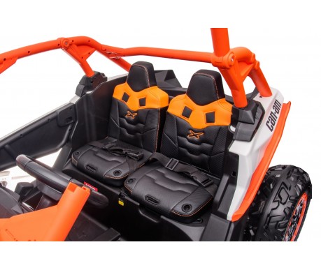 Детский электромобиль Багги Can-Am Maverick Turbo RR (24V, полный привод, оранжевый) - DK-CA001-ORANGE