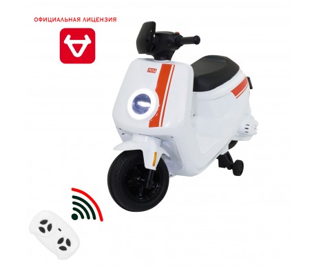 Детский электромотоцикл скутер с пультом управления NIU MQi+ Sport 12V - AHL012-WHITE