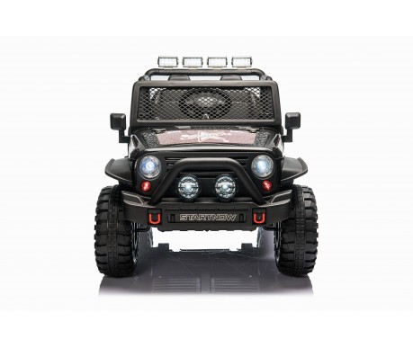 Детский электромобиль джип XMX с полным приводом (черный, EVA, 12V) - XMX618-4WD-BLACK