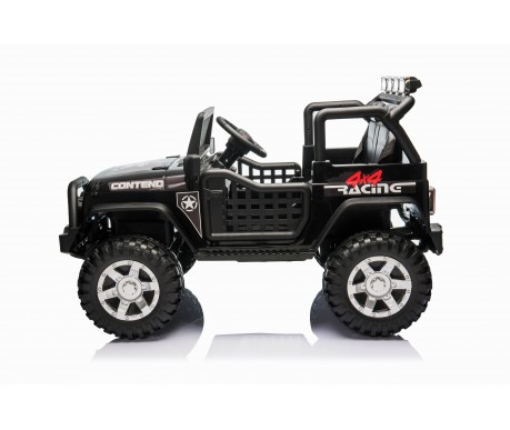 Детский электромобиль джип XMX с полным приводом (черный, EVA, 12V) - XMX618-4WD-BLACK