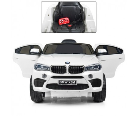 Детский электромобиль BMW X6M White - JJ2199