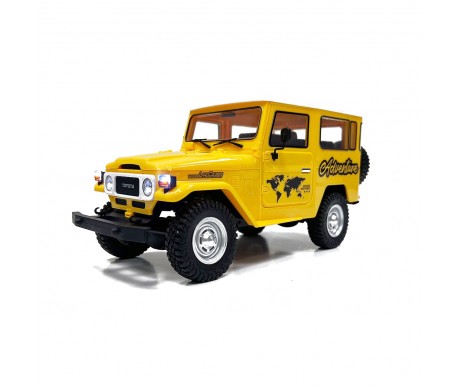 Радиоуправляемый внедрожник TOYOTA FJ40 PRO (свет, выхлоп, Li-Po 5C) - HG4-50-PRO-YELLOW