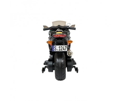 Детский электромотоцикл Kawasaki Ninja (12V, EVA, спидометр, ручка газа) - DLS07-BLACK