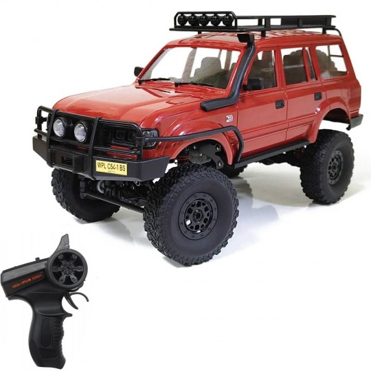 Радиоуправляемый краулер WPL C54-1 Land Cruiser LC80 красный 1:16 - WPLC54-1-RED