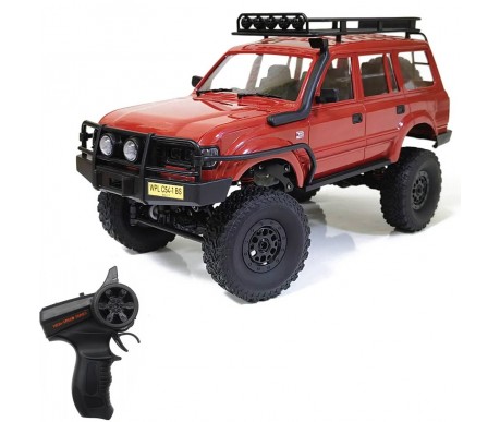 Радиоуправляемый краулер WPL C54-1 Land Cruiser LC80 красный 1:16 - WPLC54-1-RED