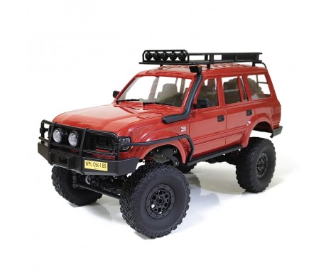 Радиоуправляемый краулер WPL C54-1 Land Cruiser LC80 красный 1:16 - WPLC54-1-RED