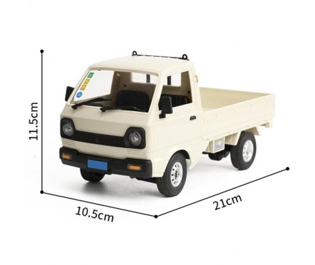 Радиоуправляемый японский белый грузовичок WPL Suzuki Carry ST90 1:16 - WPLD-12MINI