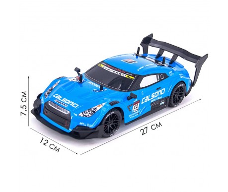 Радиоуправляемая машина для дрифта Nissan GTR R35 (свет, пар, 4WD 1:14) - RC-18C-1