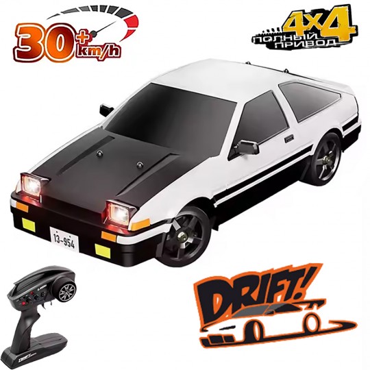 Радиоуправляемая машина для дрифта Toyota AE86 (35 см, 30 км/ч, акб, 1:12) - HB-R1201