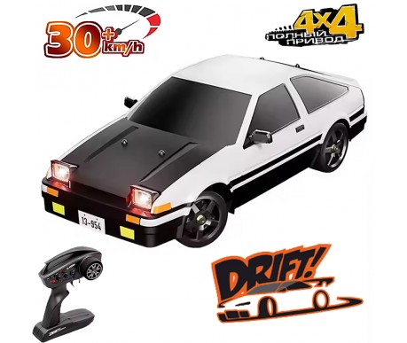 Радиоуправляемая машина для дрифта Toyota AE86 (35 см, 30 км/ч, акб, 1:12) - HB-R1201