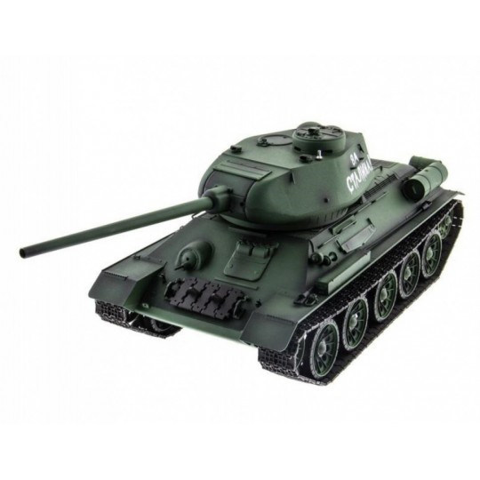 Радиоуправляемый танк Heng Long T-34 MS version V7.0 масштаб 1:16 2.4G - 3909-1-UpgA-V7