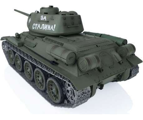 Радиоуправляемый танк Heng Long T-34 Pro V7.0 масштаб 1:16 RTR 2.4GHz - 3909-1Pro V7.0