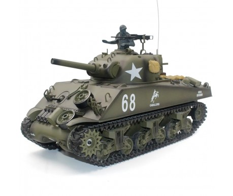 Радиоуправляемый танк Heng Long M4A3 Sherman V7.0 масштаб 1:16 RTR 2.4GHz - 3898-1 V7.0