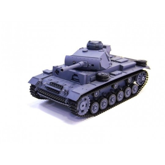 Радиоуправляемый танк Heng Long Panzerkampfwagen III (Германия) Upg V7.0 масштаб 1:16 - 3848-1Upg V7