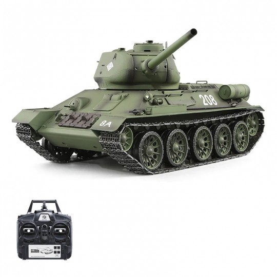 Радиоуправляемый танк Heng Long T-34 S version V7.0 масштаб 1:16 2.4G - 3909-1-Upg-V7