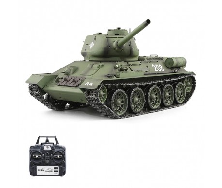 Радиоуправляемый танк Heng Long T-34 S version V7.0 масштаб 1:16 2.4G - 3909-1-Upg-V7