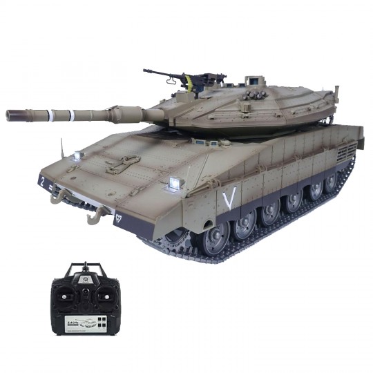 Радиоуправляемый танк Heng Long Merkava MK4 PRO V7.0 масштаб 1:16 2.4G - 3958-1PRO V7.0