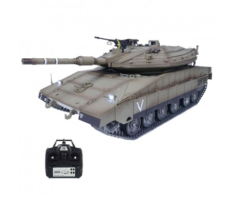 Радиоуправляемый танк Heng Long Merkava MK4 PRO V7.0 масштаб 1:16 2.4G - 3958-1PRO V7.0