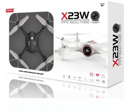 Радиоуправляемый квадрокоптер SYMA X23W BLACK с Wi-Fi FPV камерой - SYMA-X23W-BLACK